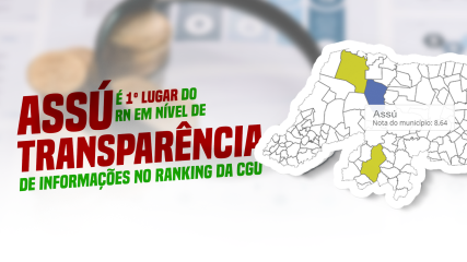 Assú é primeiro lugar do Rio Grande do Norte em nível de transparência de informações no ranking da Controladoria Geral da União