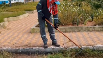 Começamos a semana em dia com os serviços de limpeza de vias