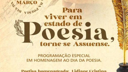 DIA DA POESIA SERÁ CELEBRADO COM PROGRAMAÇÃO ESPECIAL