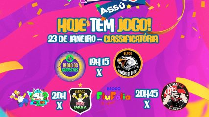 O Campeonato de Blocos, versão 2024, continua esquentando as noites assuense com partidas de futsal