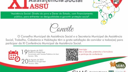 Prefeitura realizará XI Conferência Municipal de Assistência Social do Assú