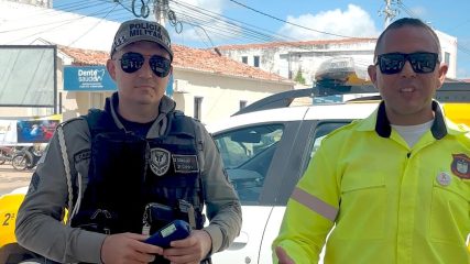 Um Minuto no Trânsito de Hoje, vamos receber a presença da Polícia Militar do Assú